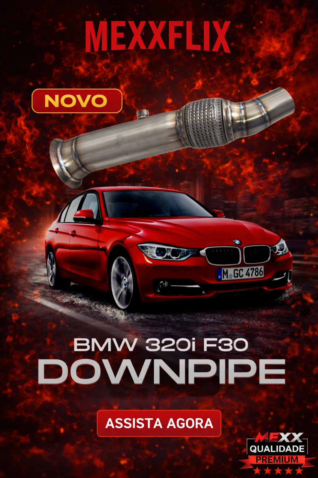 Downpipe BMW 320i F30 | Libere o Verdadeiro Som