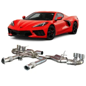 Escapamento Esportivo Inox Completo CORVETTE 4 Ponteiras Com Válvula Todos C8